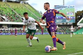 Perth Glory defender Aleksandar Susnjar is set to join the Newcastle Jets next season. Picture Getty Images 