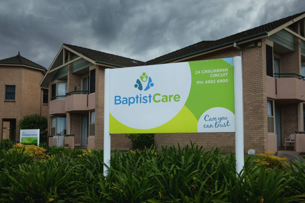 The BaptistCare Warabrook Centre was featured in the report. Picture by Simone De Peak.