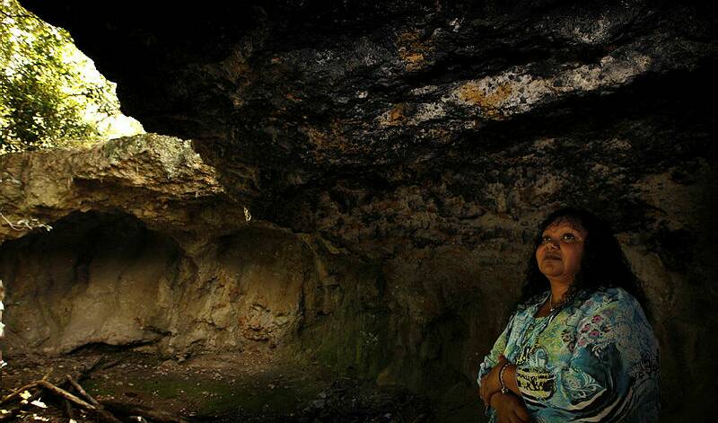 Melinda Brownmin at the Butterfly Caves back in 2012. Picture by Peter Stoop.