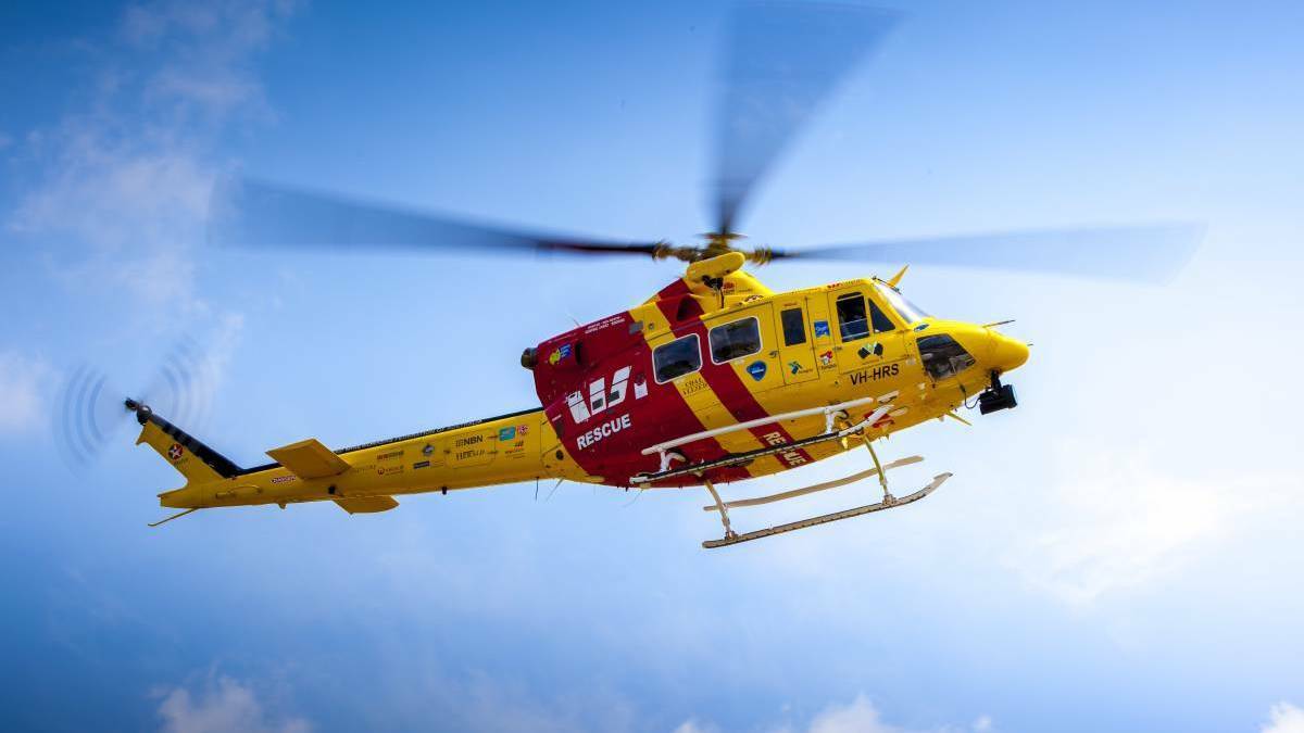 Westpac Rescue Helicopter crews rushed to the scene on Thursday afternoon. Picture from file.