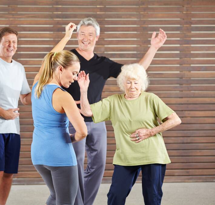 Joining in the activities organised as part of the NSW Seniors Festival program provides the chance to try new things such as dance or exercise classes. Picture Shutterstock
