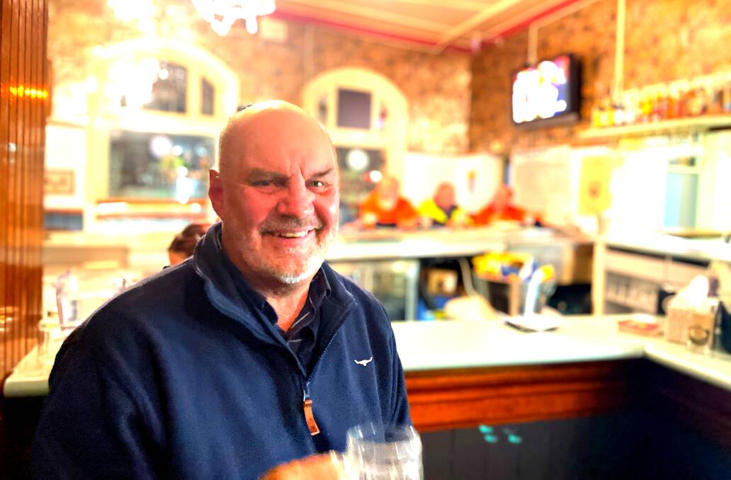 Gary Terlich, 60, said the timing of the reopening of the Doodle Cooma Arms Hotel was "great for the Henty Field Days". Picture by Ted Howes