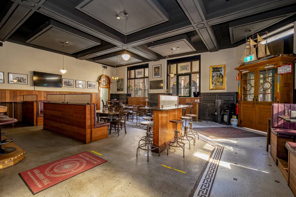 The ground floor of the building has been transformed into a pub which is a nod to the building's past as a hotel, also then known as The Ship Inn. Picture supplied