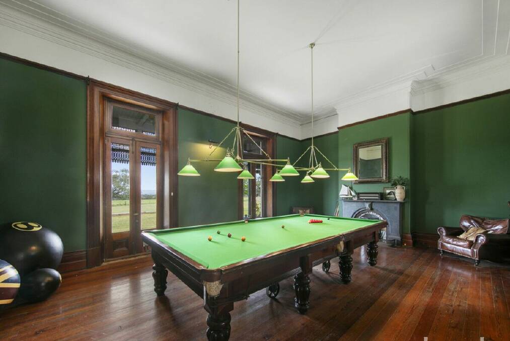 The billiards room. Picture supplied