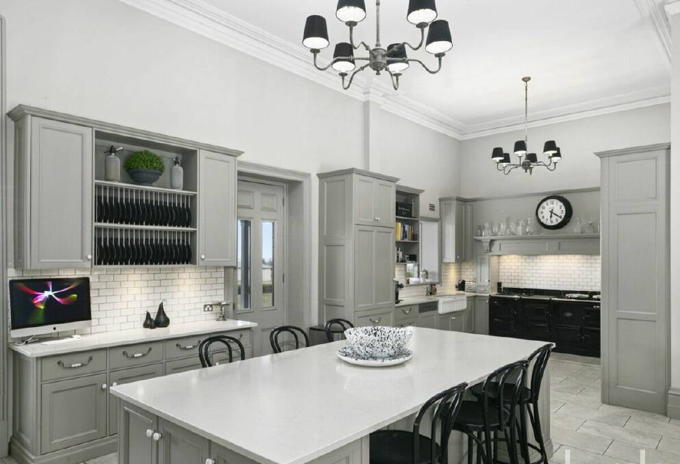 The kitchen is centred around a large island bench. Picture supplied