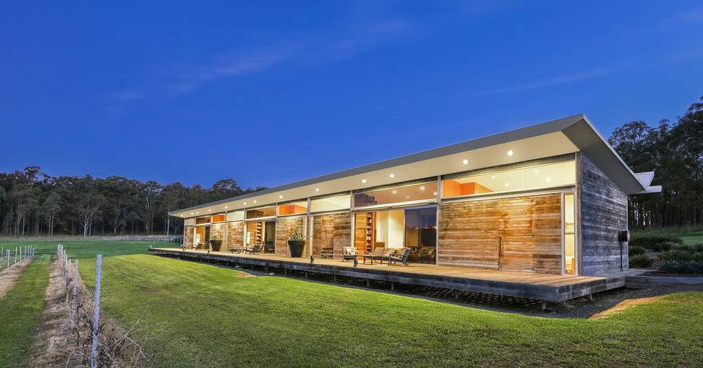 The Longhouse at 385 Palmers Lane, Pokolbin has sold for $3.8 million to Singapore Forbes rich listers, the Tay family. Picture supplied.