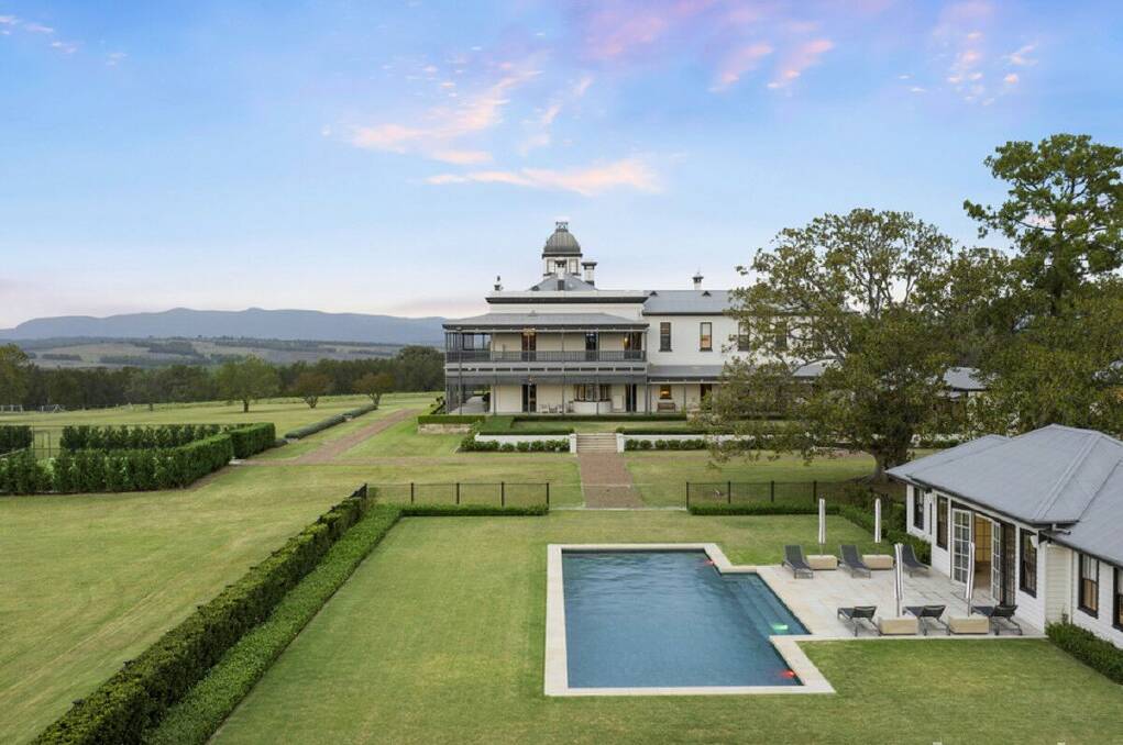 The palatial home is set on seven acres on the outskirts of Singleton. Picture supplied