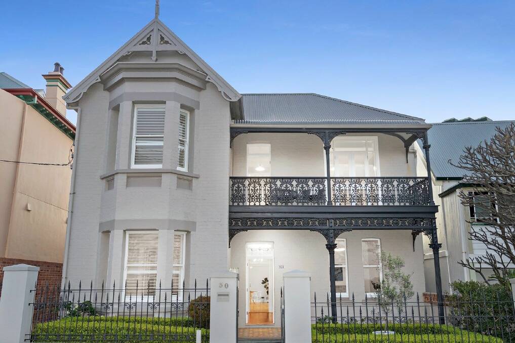 This Victorian home at 30 The Terrace, The Hill sold for $3.810 million in 2019. Picture supplied
