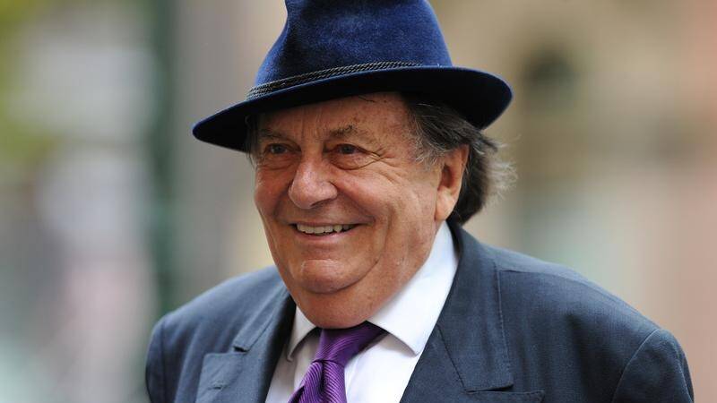Talks are under way about the possibility of a state funeral for Barry Humphries. (Joel Carrett/AAP PHOTOS)