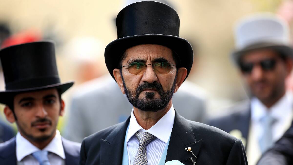 Sheikh Mohammed bin Rashid Al Maktoum is shown on June 22, 2019. Picture by Mike Egerton, AP.