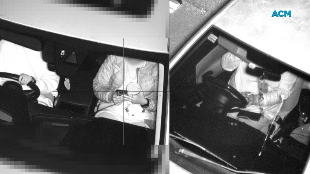 NSW drivers and passengers caught on detection cameras without seatbelts. Picture supplied 
