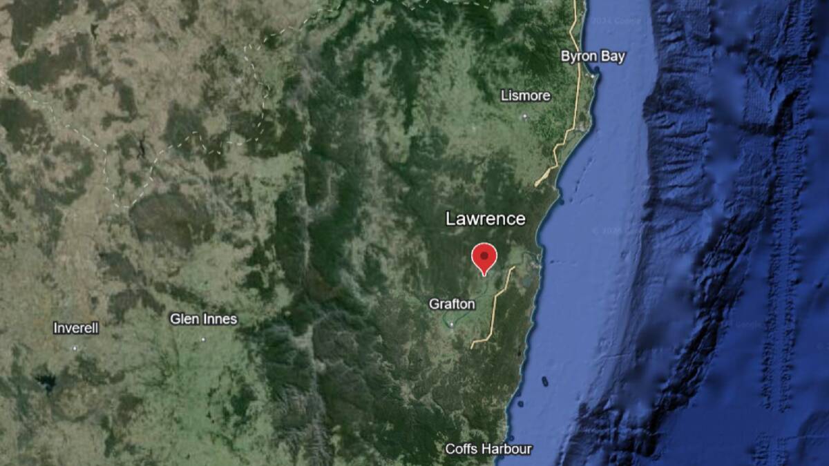 Lawrence in northern NSW. Picture Google Earth