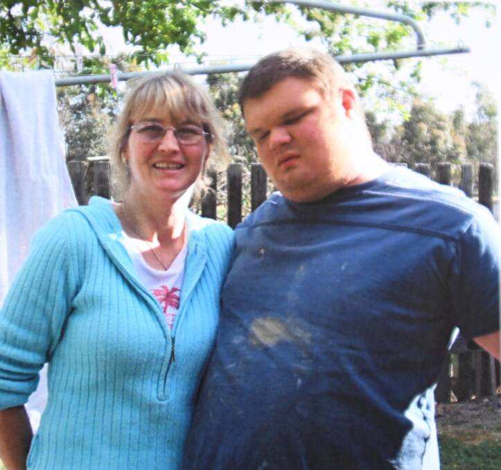 Kathy with her son Jason Layton who is now 35-years-old. Picture supplied