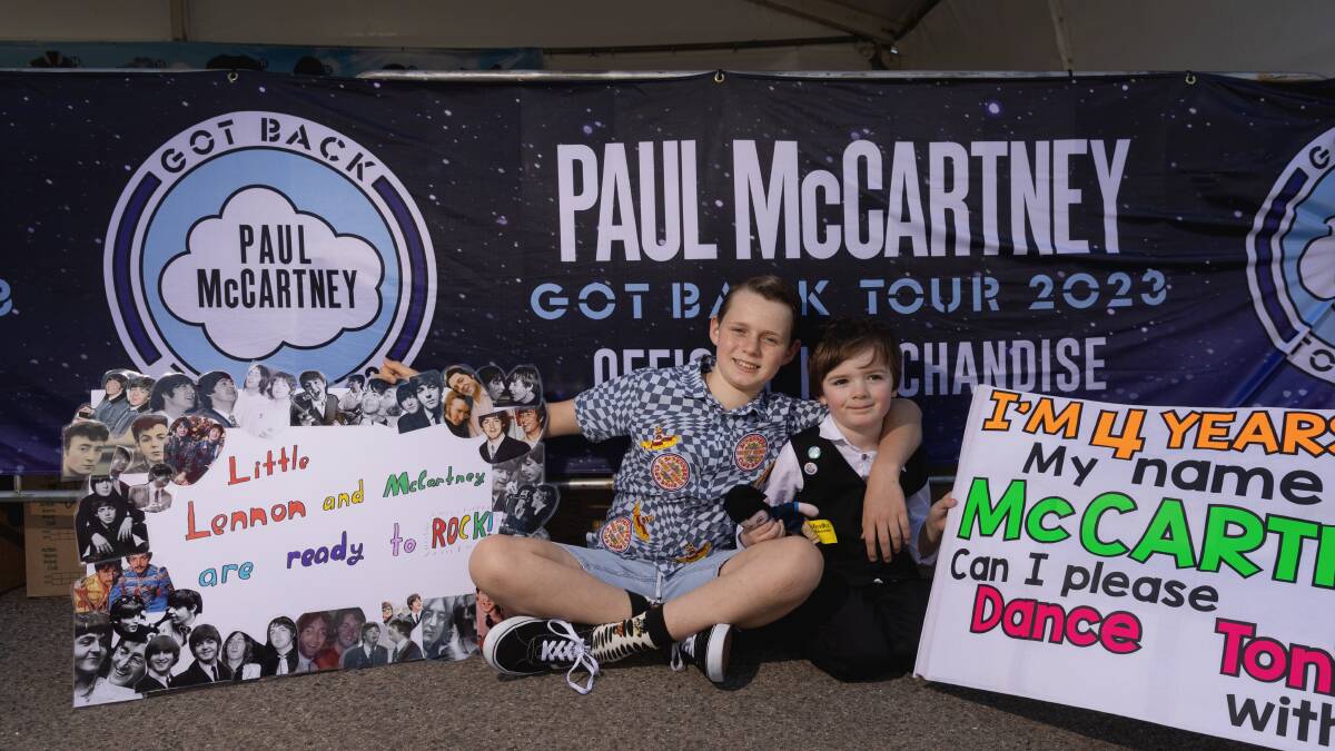 McCartney, meet McCartney: Young fan hugs his namesake