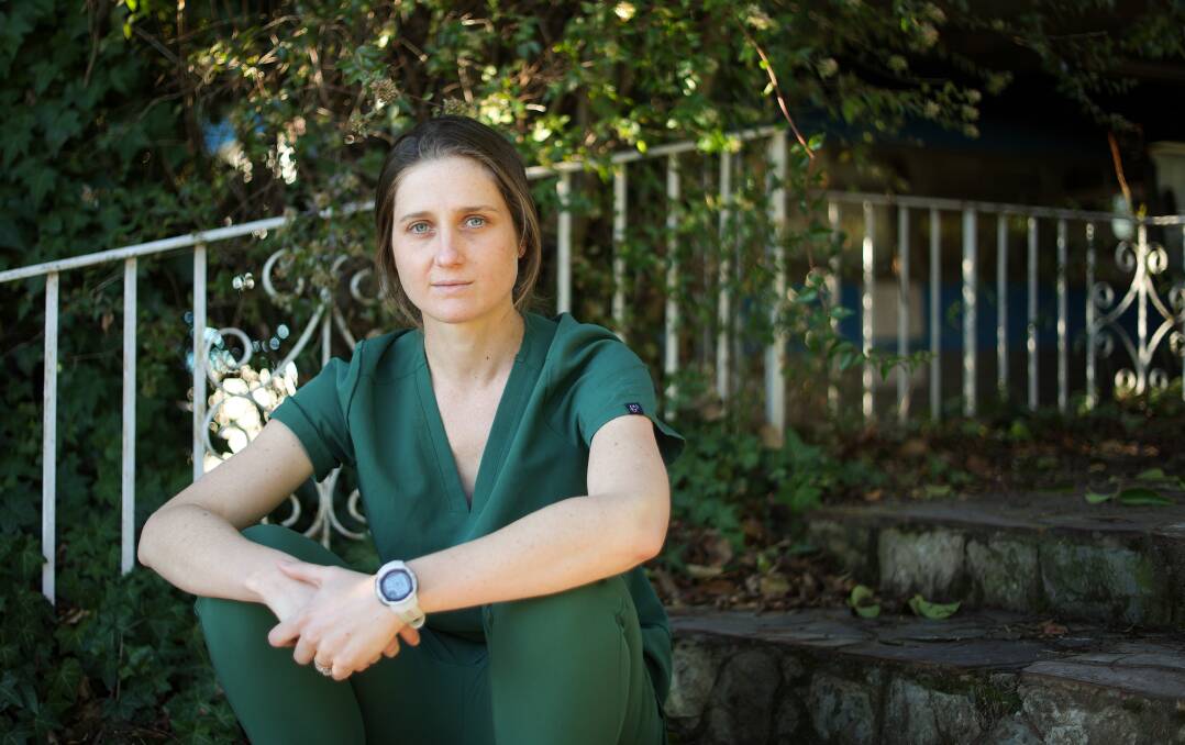 Australian-trained doctor Tessa de Speville hasn't been granted permanent residency despite living in Australia for almost 10 years. Picture by James Wiltshire