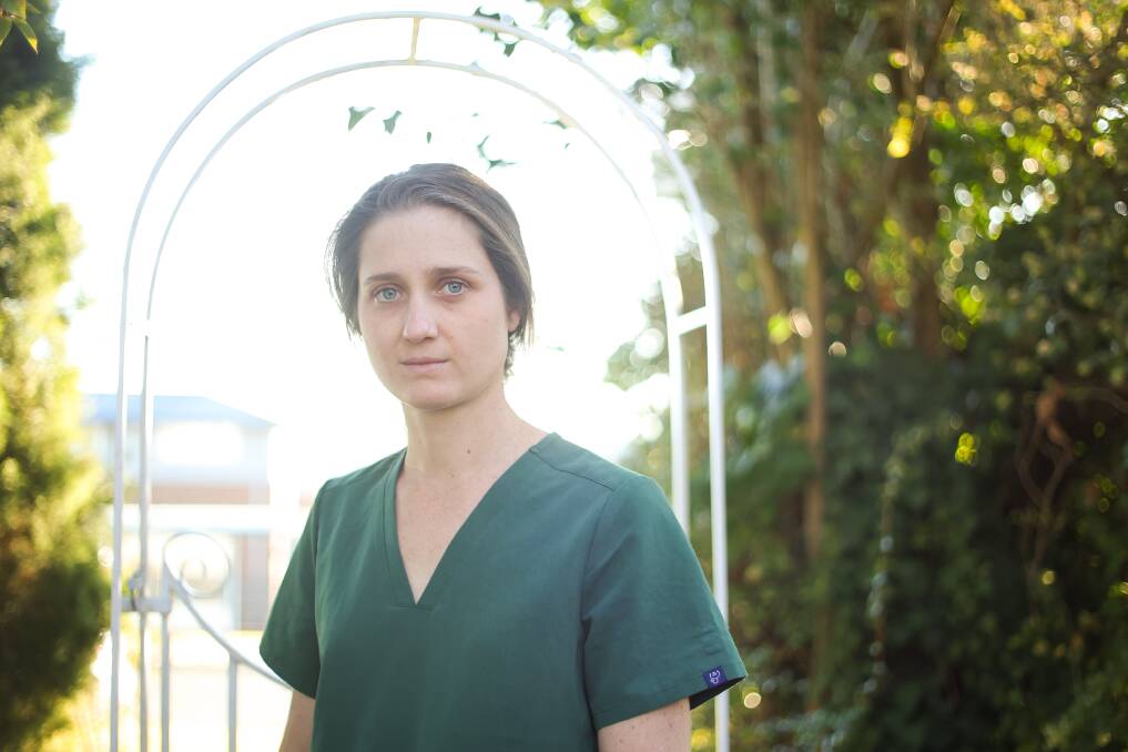 Albury doctor Tessa de Speville has two Australian university degrees and is married to an Aussie, but still can't become a permanent resident. Picture by James Wiltshire