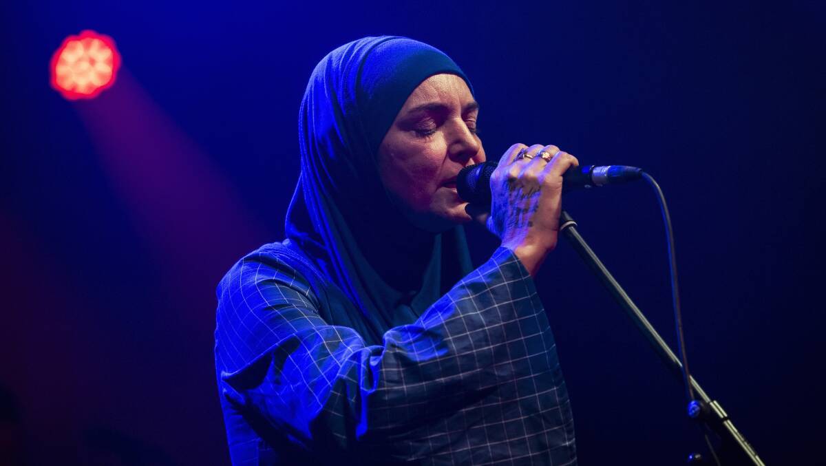 Sinead O'Connor on stage in Hungary in December 2019. Picture by EPA/Marton Monus 