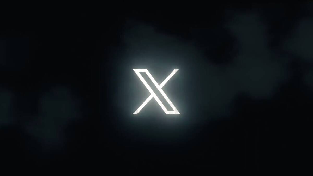 The new 'X' logo unveiled by Twitter executive chairman Elon Musk. Picture via Twitter