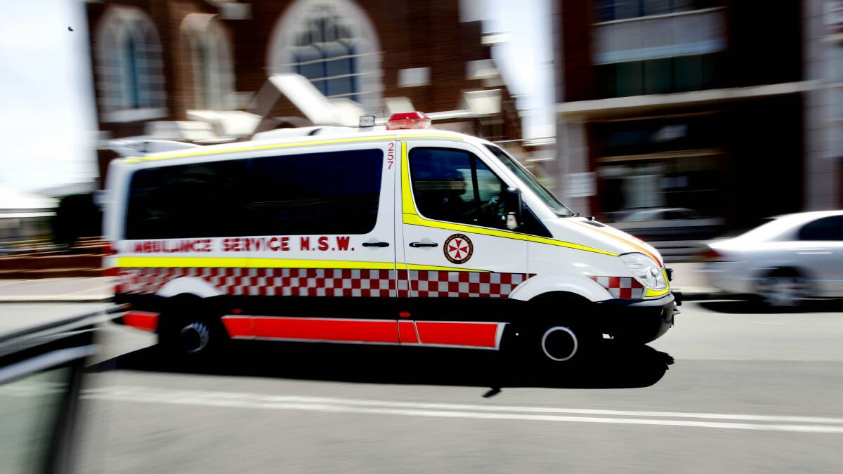 Photo of NSW Ambulance. File picture Darren Pateman.