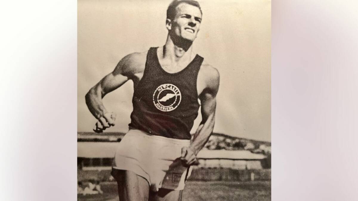 Kevan Gosper as a young Olympian. Picture by X