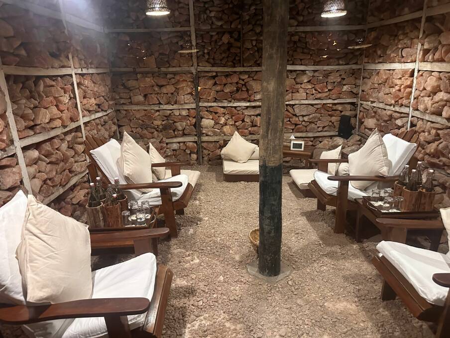 The interior of a Himalayan salt house. Picture by Daniel Scott