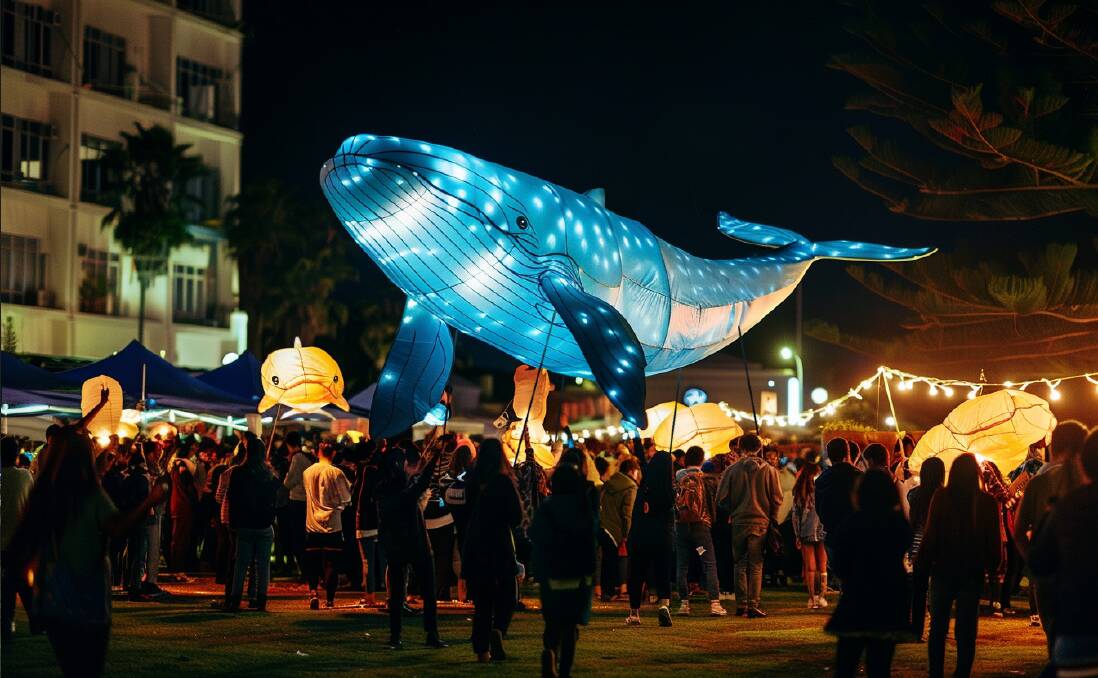 Curious Legends immersive oceanic experience Whale Song will involve a procession at Newcastle Beach on Saturday, September 28.