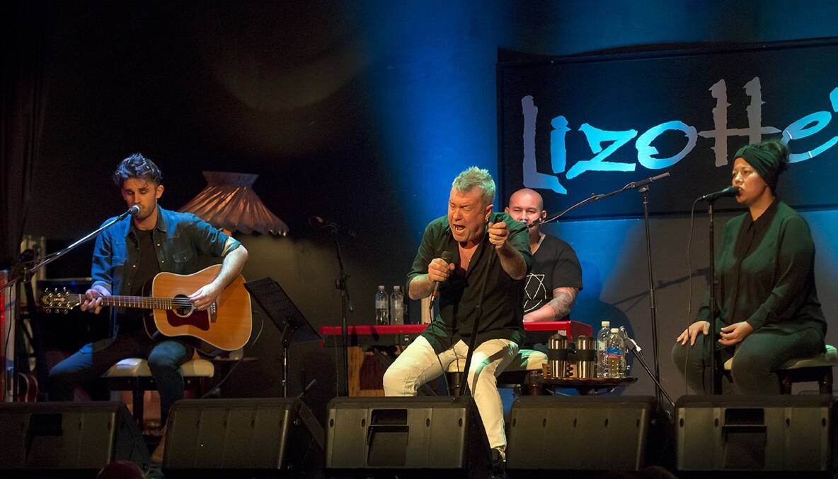 STILL GOT IT: Jimmy Barnes at Lizotte's on Monday night, the first of two shows. He's back again on November 7. Pictures: Craig Wilson