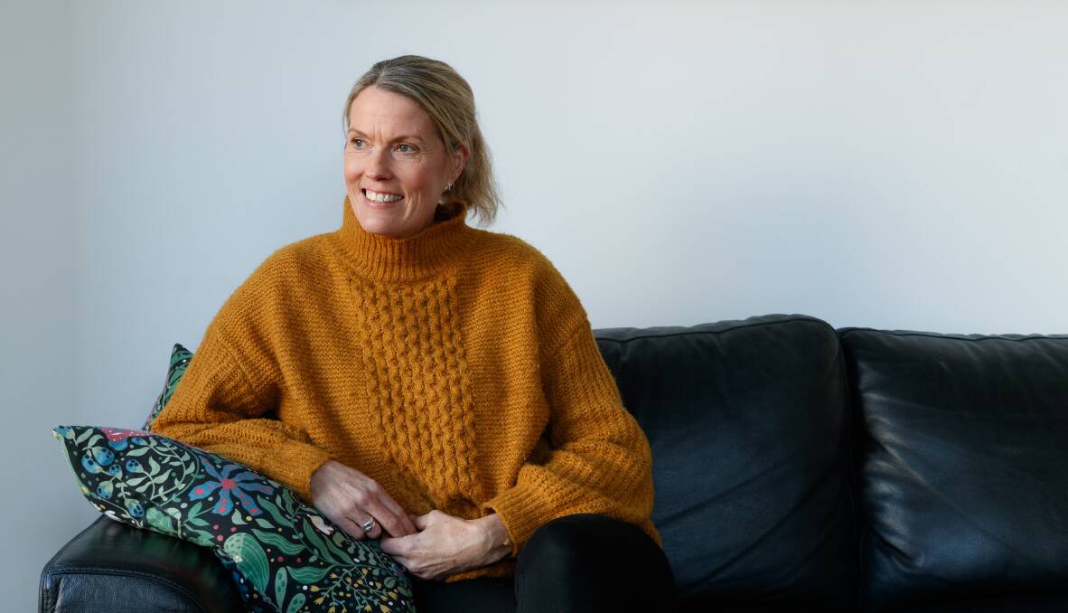 Author Jess Black at her Carrington home, discussing her latest project, The Colourful World of Poppy Starr Olsen (pictured above). Picture by Max Mason-Hubers