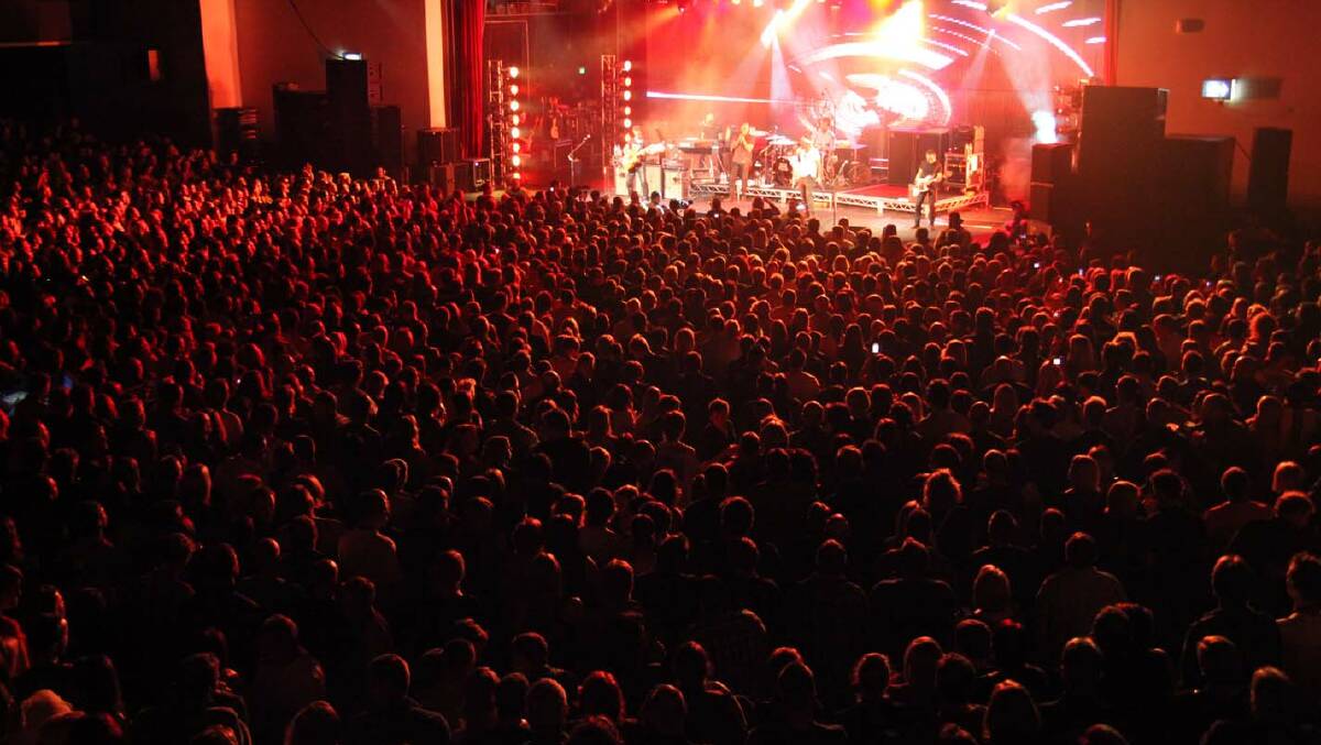 Cold Chisel plays to a packed house at Newcastle Panthers on the Light the Nitro tour on October 13, 2011. Picture courtesy of Cold Chisel