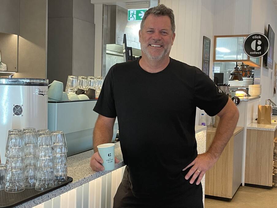 Coffee Club franchisee Marty McLean in his Wickham restaurant. Picture by Jim Kellar