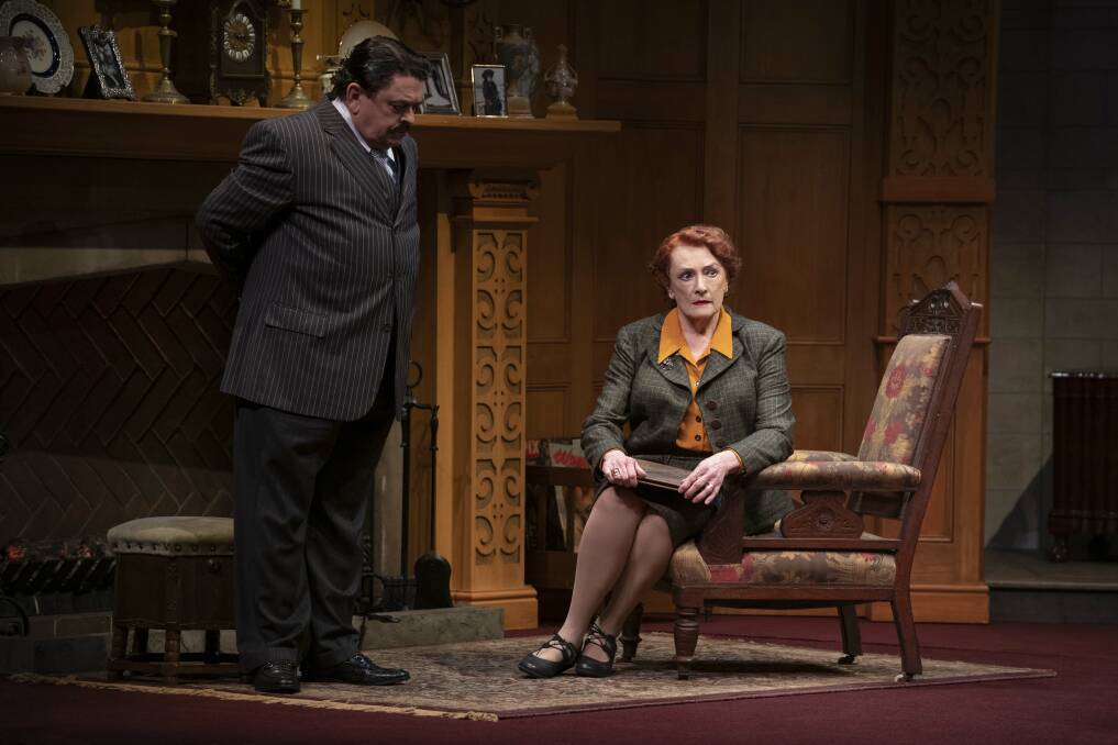 Gerry Connolly and Geraldine Turner in The Mousetrap. Picture by Brian Geach