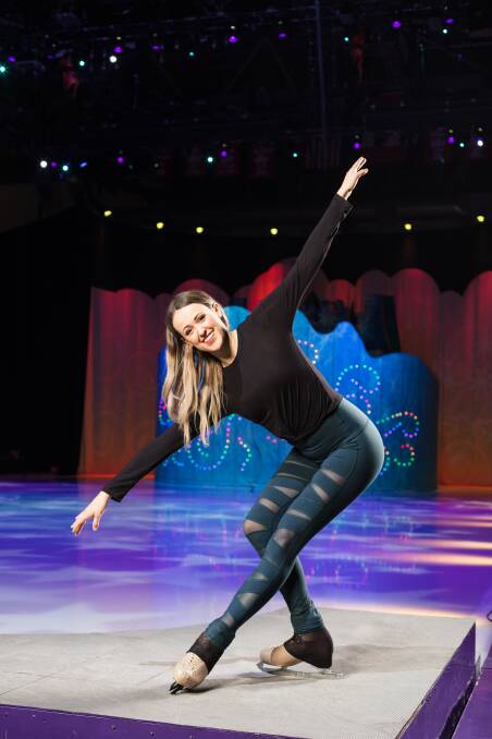 Skater Jessinta Martin, of Adelaide, is part of the Disney on Ice tour coming to Newcastle.