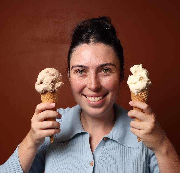 Olivia Duffin, owner of Duff's Ice Cream, will open the business on Saturday, June 15, at 9 Union Street, Wickham. Picture by Peter Lorimer