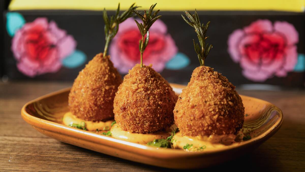  Coxinha (Brazilian chicken croquettes) on the menu at the Lass. Picture by Marina Neil