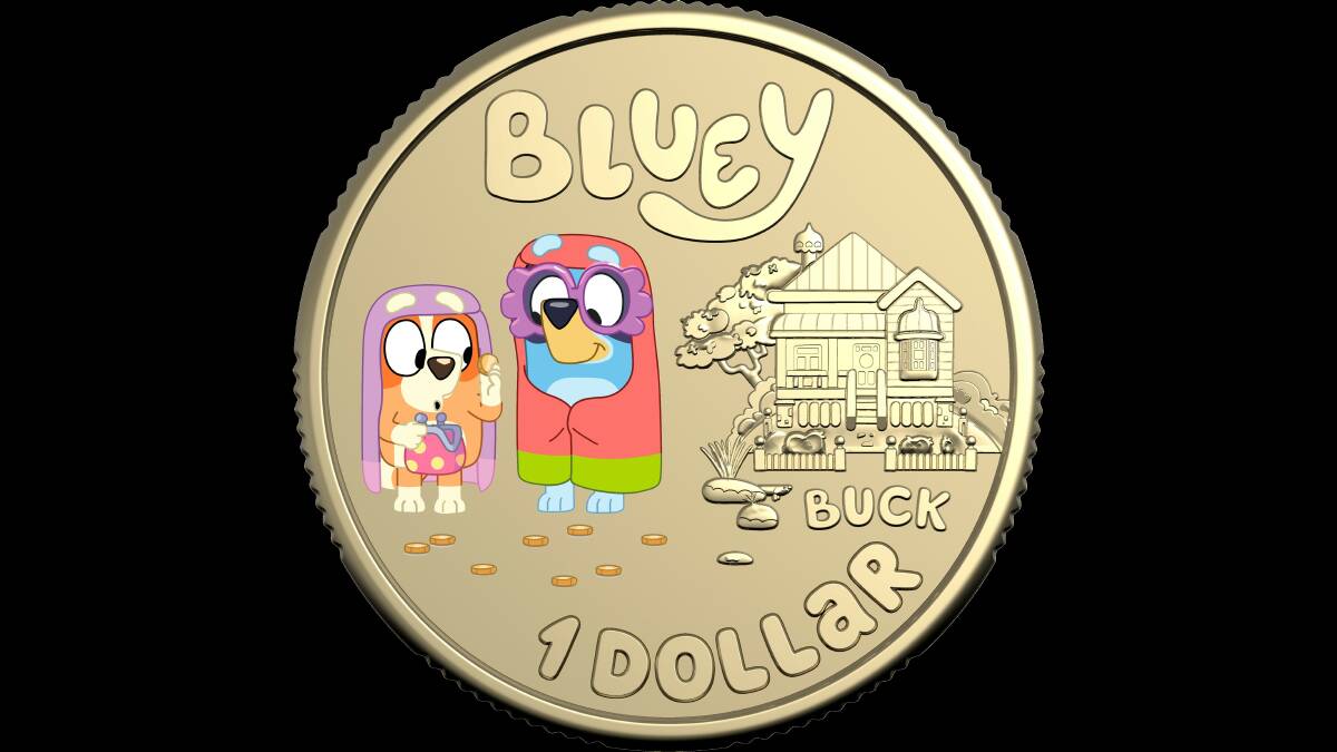 A classic Bluey episode - Grannies - is honoured on the third coin. Picture supplied 