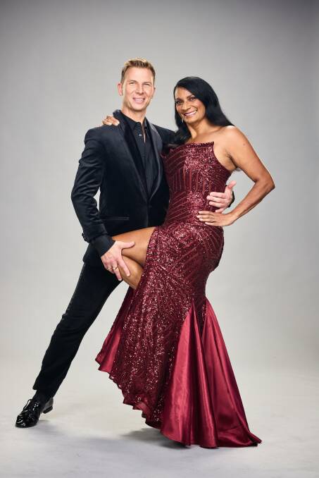 Nova with dance partner Craig Monley who won Dancing with the Stars in 2007 with actress Bridie Carter. Picture by Nicholas Wilson