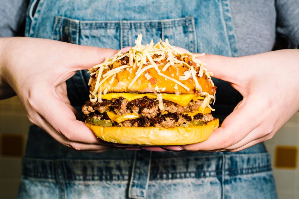 Burger Point at The Rooftop Kotara is celebrating National Cheeseburger Day on Monday. Picture supplied