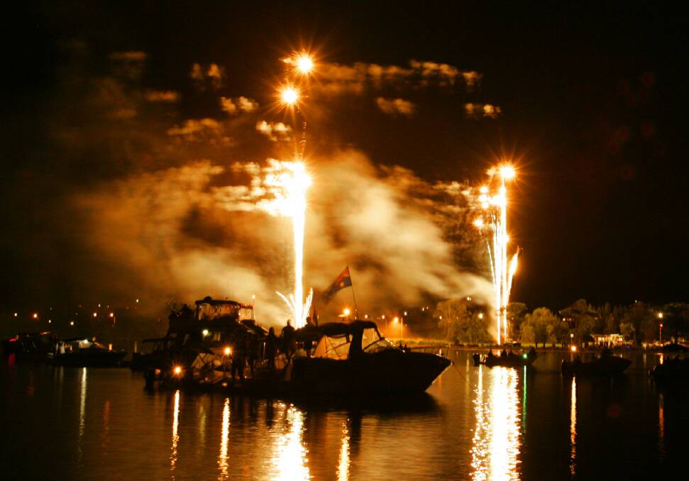 Fireworks will be a highlight of this weekend's Lake Mac Festival. Picture by Peter Stoop