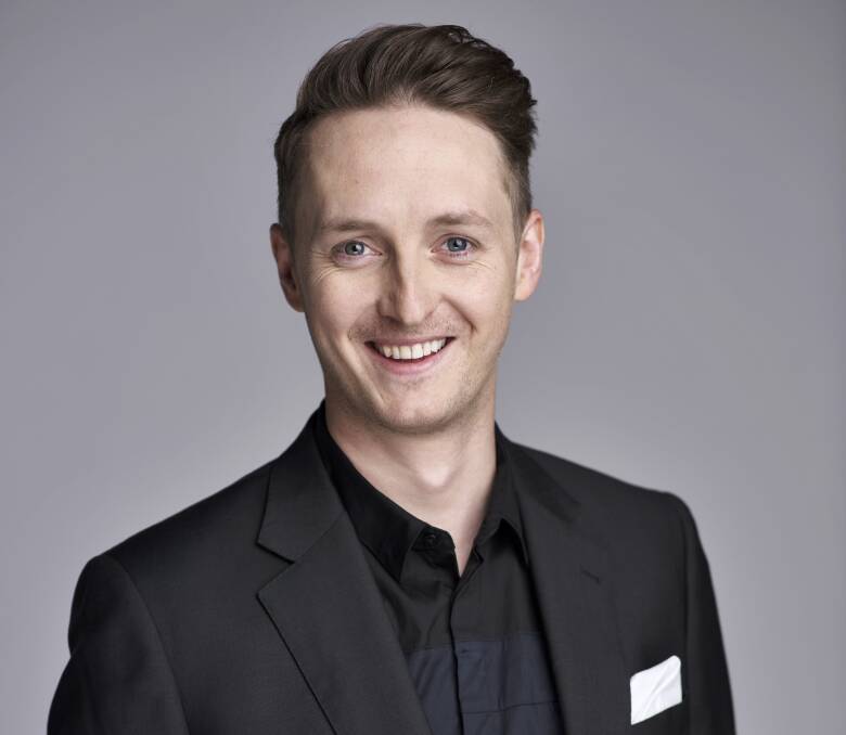 ON SONG: Jared Newall, a singing teacher from Canberra and proud Ten Tenor.