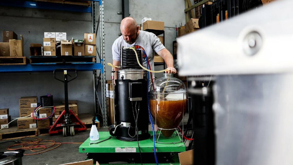 Stu Farrelly is a keen home brewer from Port Stephens who now teaches others the craft. 