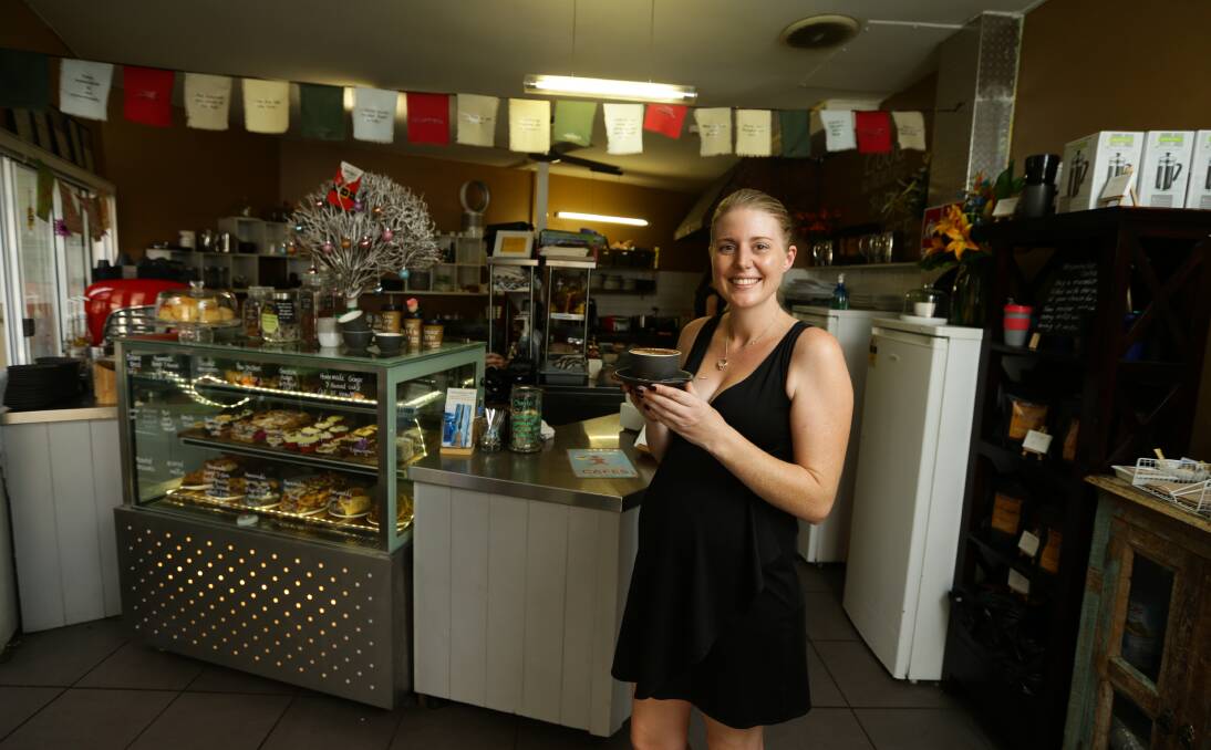 GIVING: Paper Rose Cafe is owned by Jacquelyn Hibbert, who donates to charity. Pictures: Jonathan Carroll