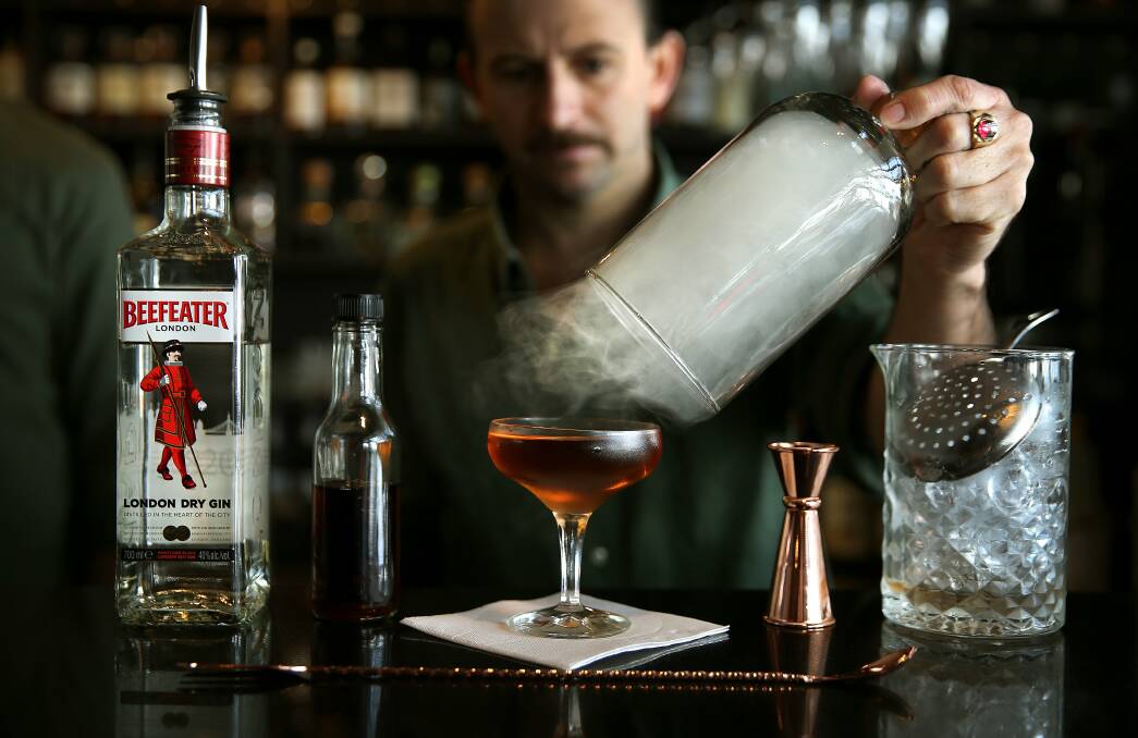 ON TREND: Mixologist Chris Wilson, of The Koutetsu, shares his top cocktail tips. Picture: Marina Neil