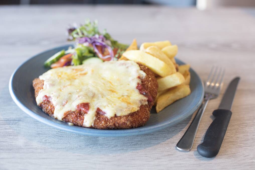 Has there ever been a better reason to order the Chicken Parma?
