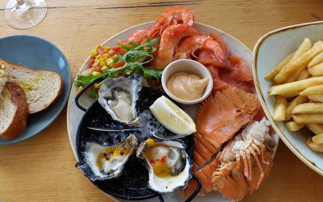 TASTY: All tastes are catered for but seafood reigns supreme.