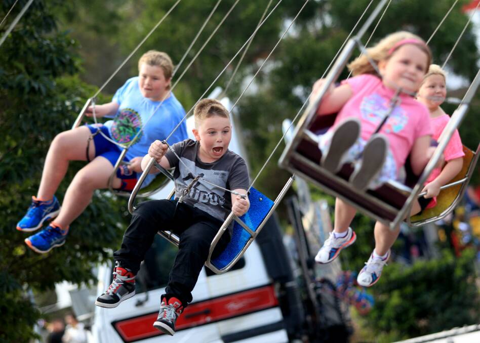 Some of the action at last year's Wallsend Winter Fair. 