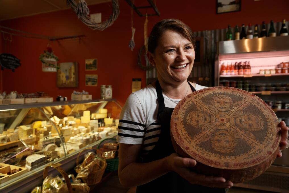 DREAM COME TRUE: Mother-of-two Samantha Glover is the proud new owner of Pork Ewe Deli in Mayfield. Picture: Max Mason-Hubers