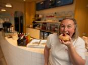 Doughheads owner Anna Farthing tastes the fruits of her labour. Picture by Jonathon Carroll