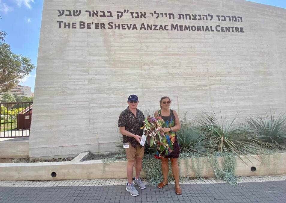 Paul and Audrey West are home after being stranded in Israel, but were concerned about those left behind. Picture supplied 