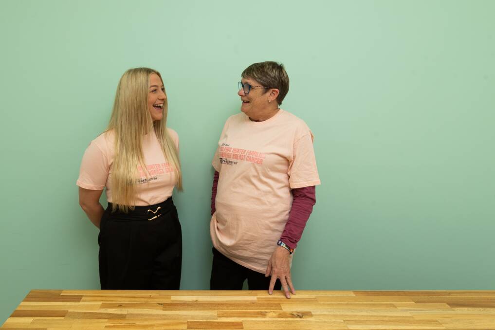 Hunter Breast Cancer Foundation general manager Abbey McDonell and supportive care coordinator Marianne Timbrell-Chapman. Picture by Jonathan Carroll 