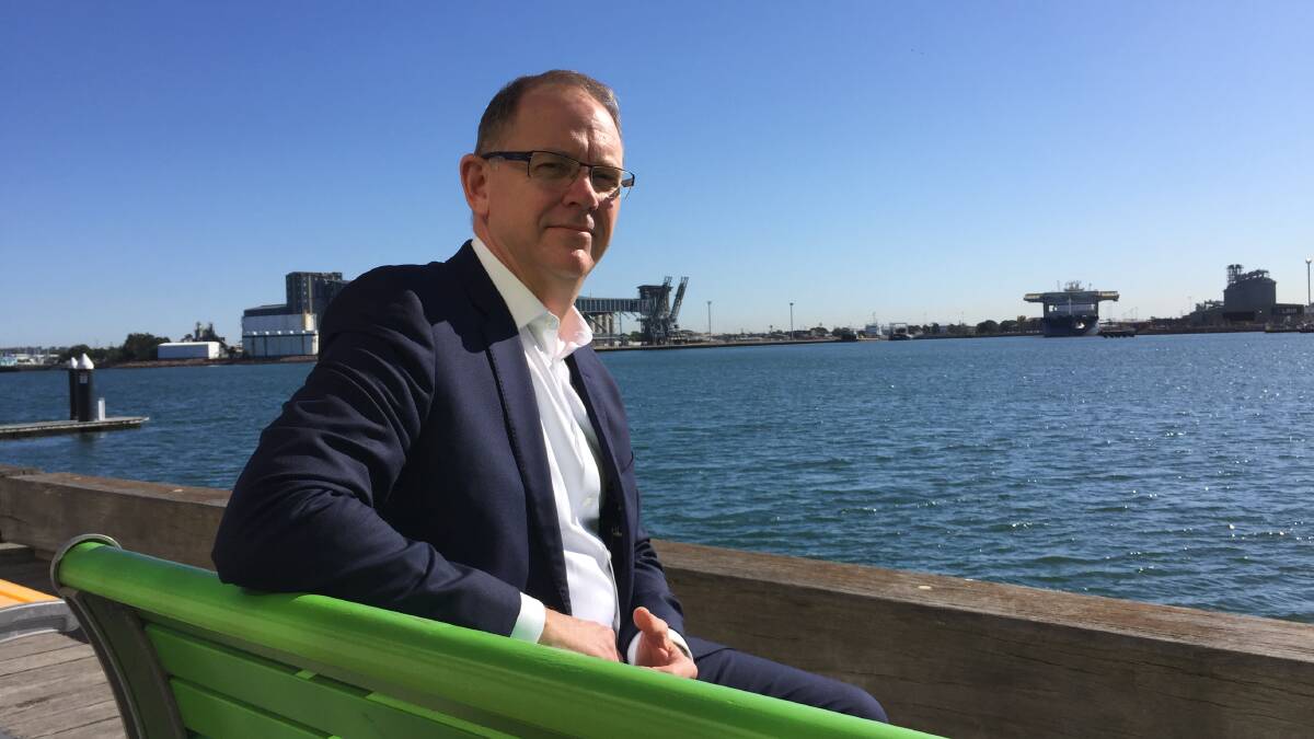 New Port of Newcastle chief executive Craig Carmody